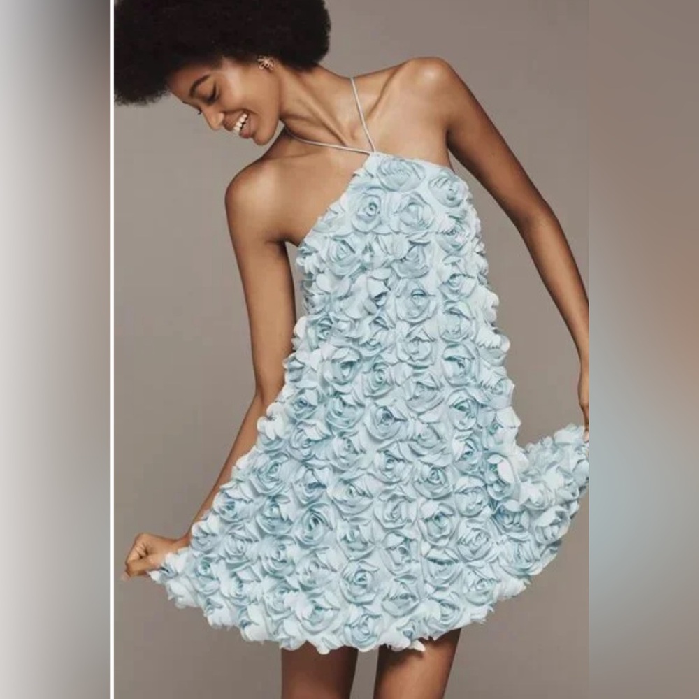 Sunday in Brooklyn Sleeveless Appliqué Mini Dress